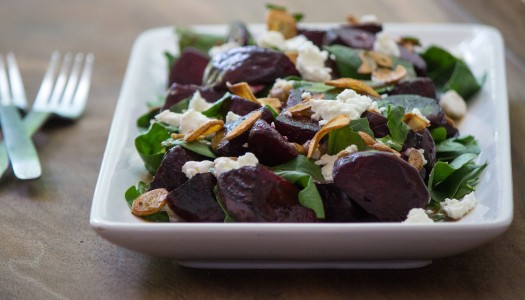 Roasted Beet Salad With Goat Cheese